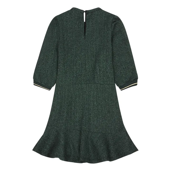 Vestido de lúrex Issor | Verde Abeto- Imagen del producto n°3