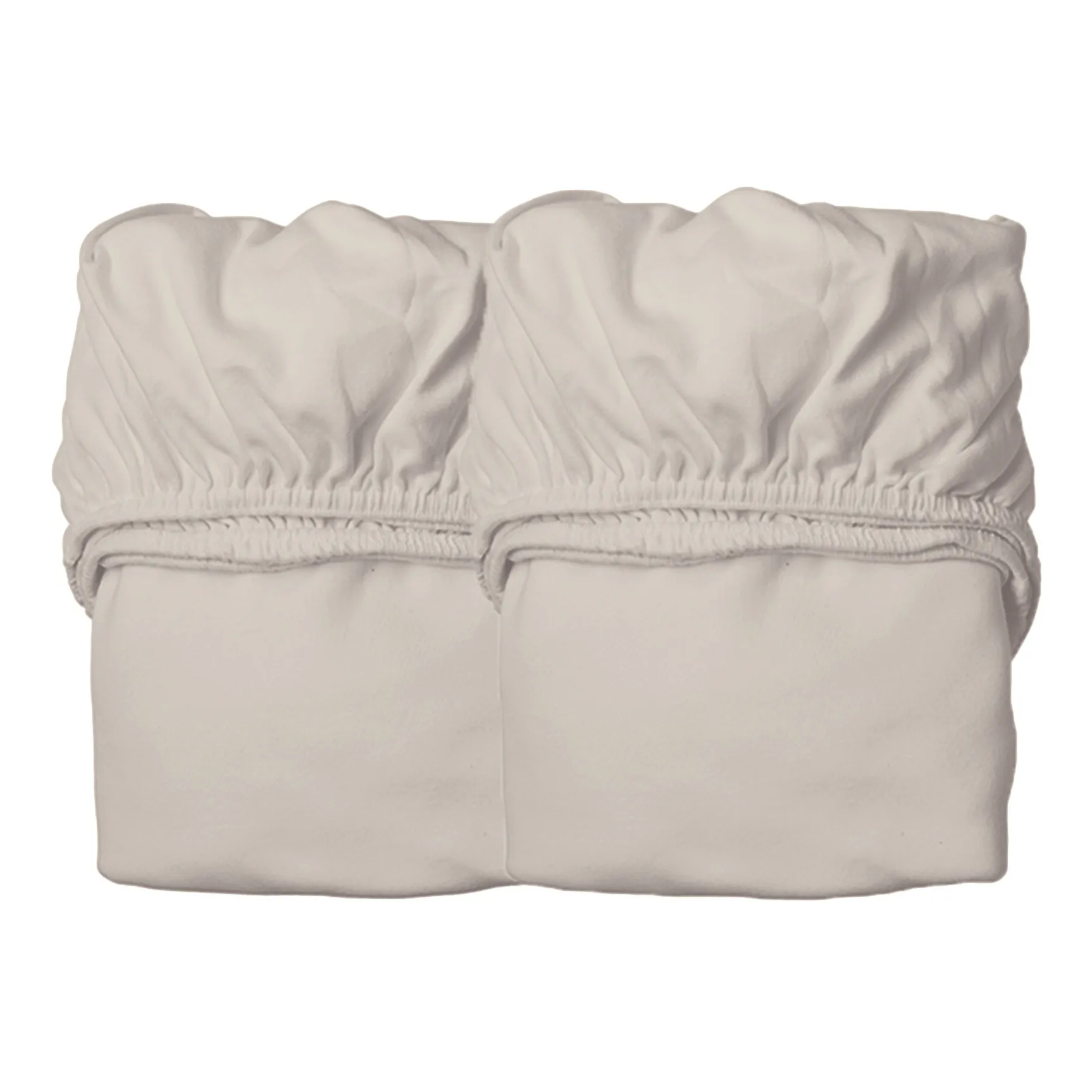 Draps-housses en coton bio - Set de 2 | Beige- Image produit n°3