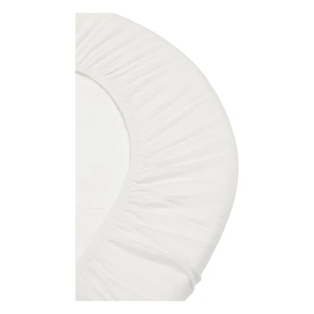 Spannbetttücher aus Bio-Baumwolle - 3er-Set | Weiß