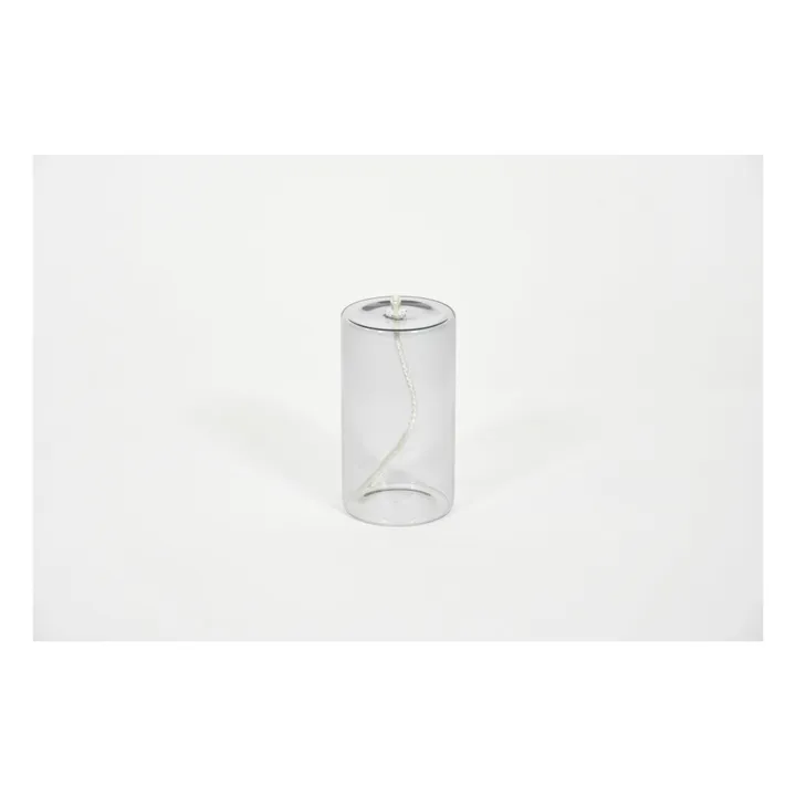 Öllampe aus Glas | Grau- Produktbild Nr. 2