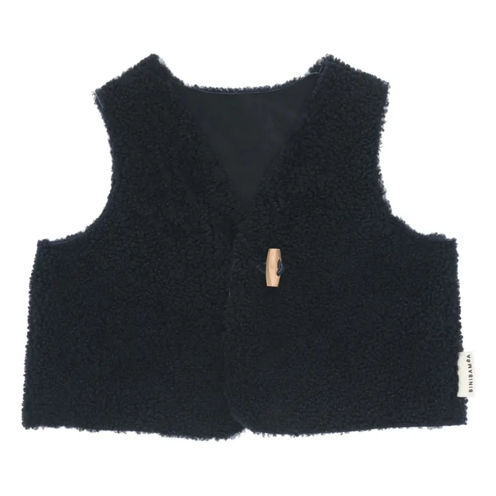 Merino Wool Vest  | Navy blue- Product image n°0