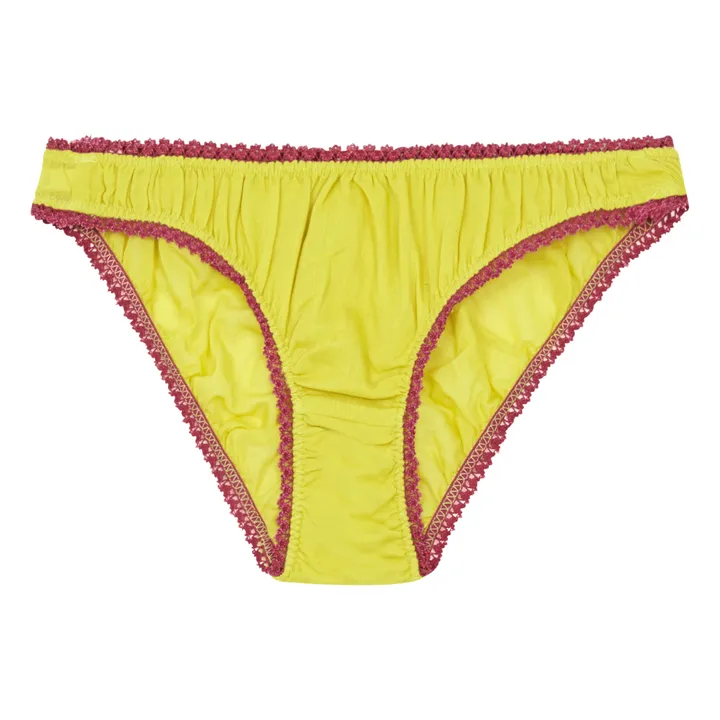 Croquet Briefs in Organic Cotton | Mustard- Product image n°0