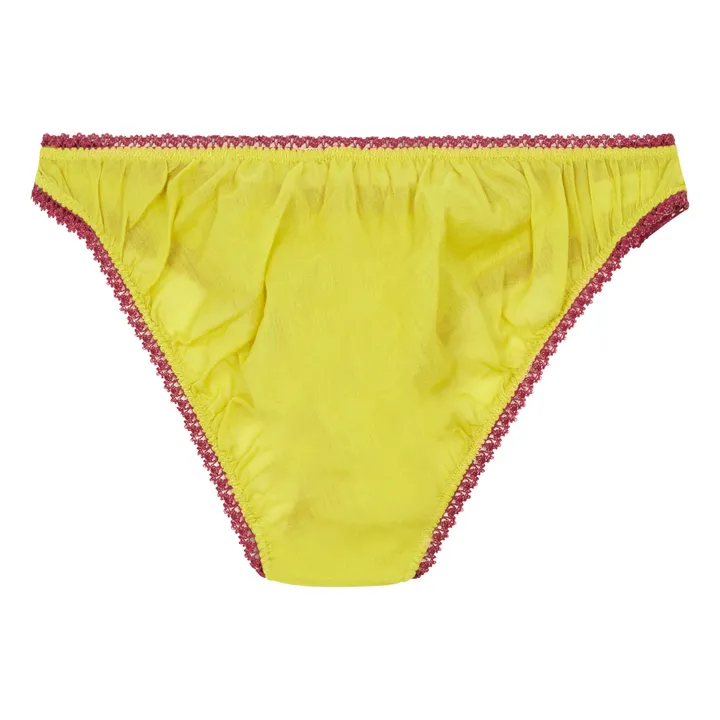Croquet Briefs in Organic Cotton | Mustard- Product image n°1