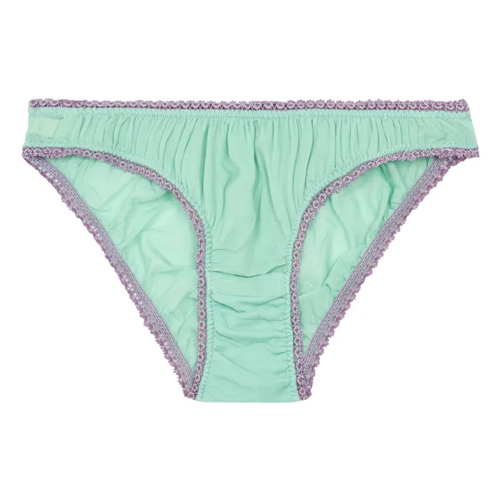Croquet Briefs in Organic Cotton | Celadon- Product image n°0