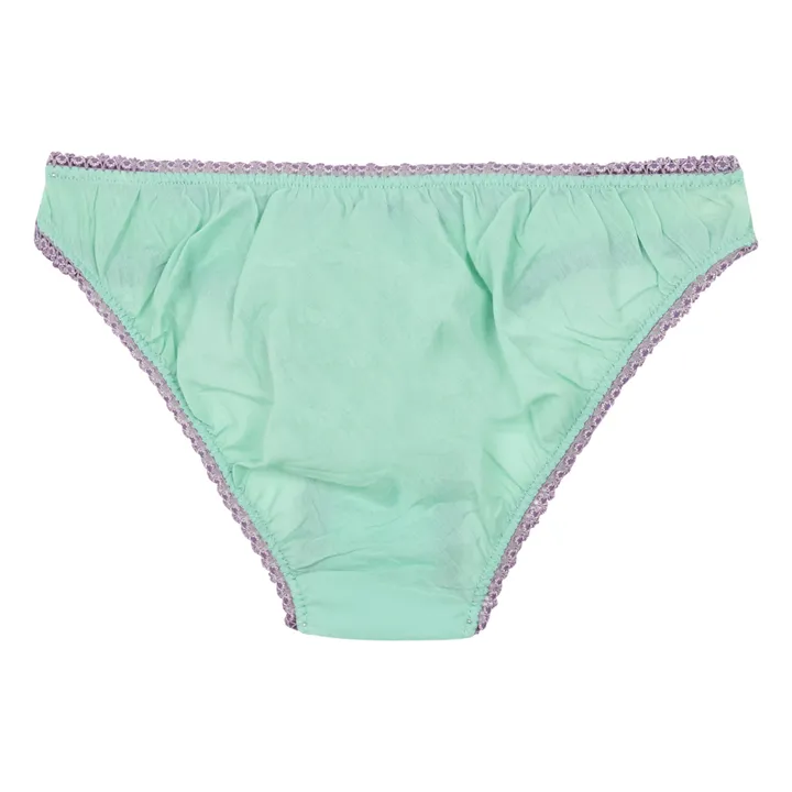 Croquet Briefs in Organic Cotton | Celadon- Product image n°1