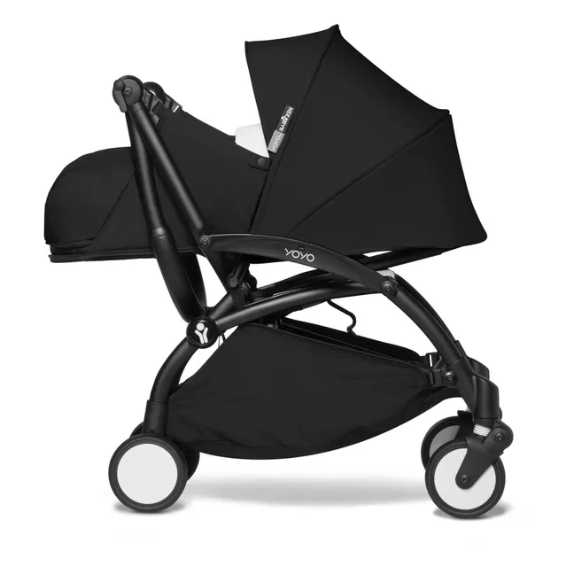 Cochecito YOYO² 0+ con chasis negro | Negro