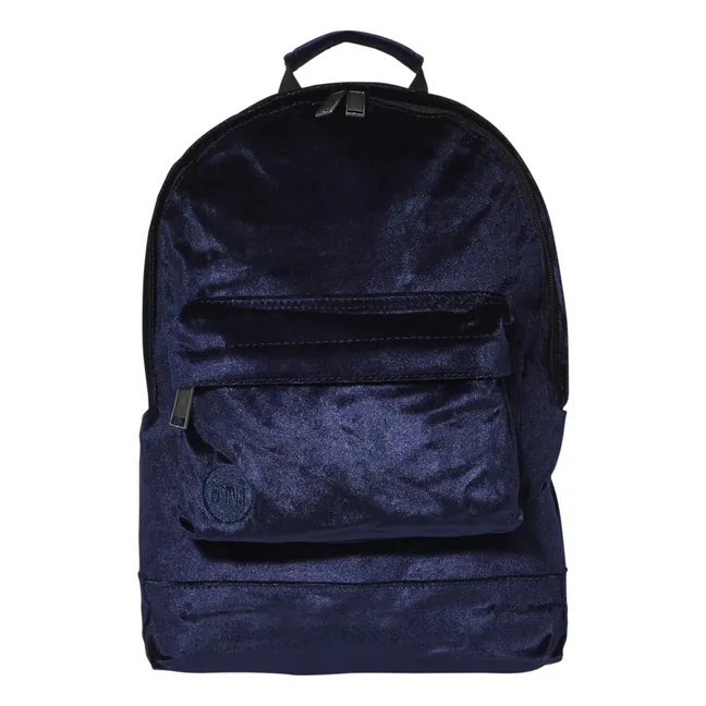 Tasche Velours Mini Backpack U | Blau