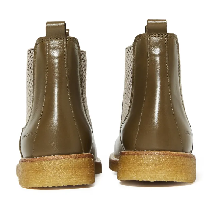 Chelsea Boots | Vert kaki- Image produit n°4