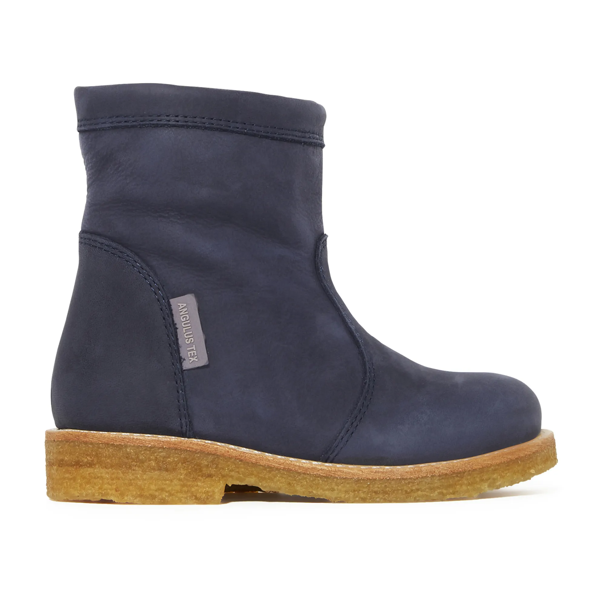 Angulus Navy Blue Fur-Lined Boots