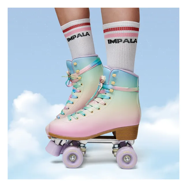 Rollschuh Pastell