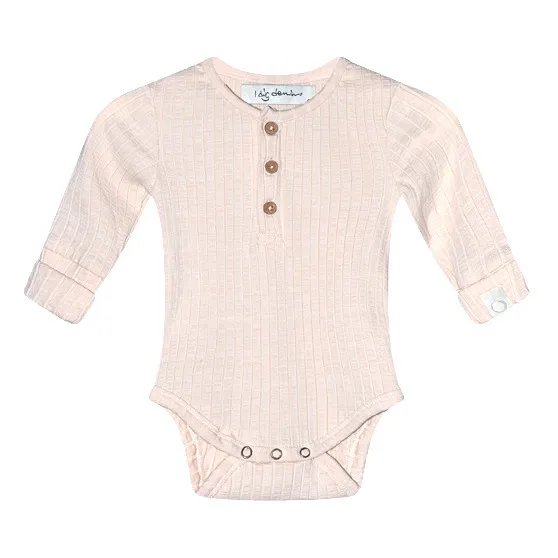 I Dig Denim Pink Bowie Organic Cotton Bodysuit