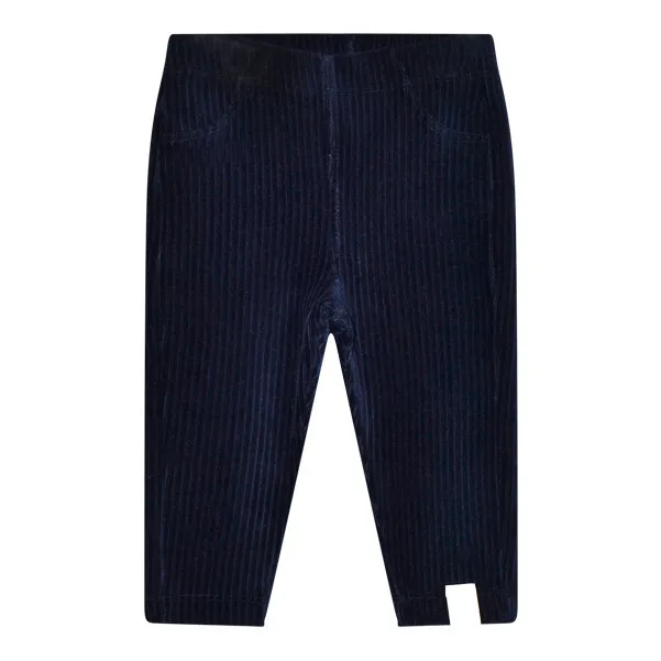 Pantalone Hazel in velluto a costine | Blu marino- Immagine del prodotto n°0