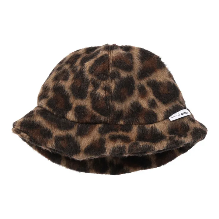 Hut Leopard aus Bio-Baumwolle | Braun- Produktbild Nr. 0