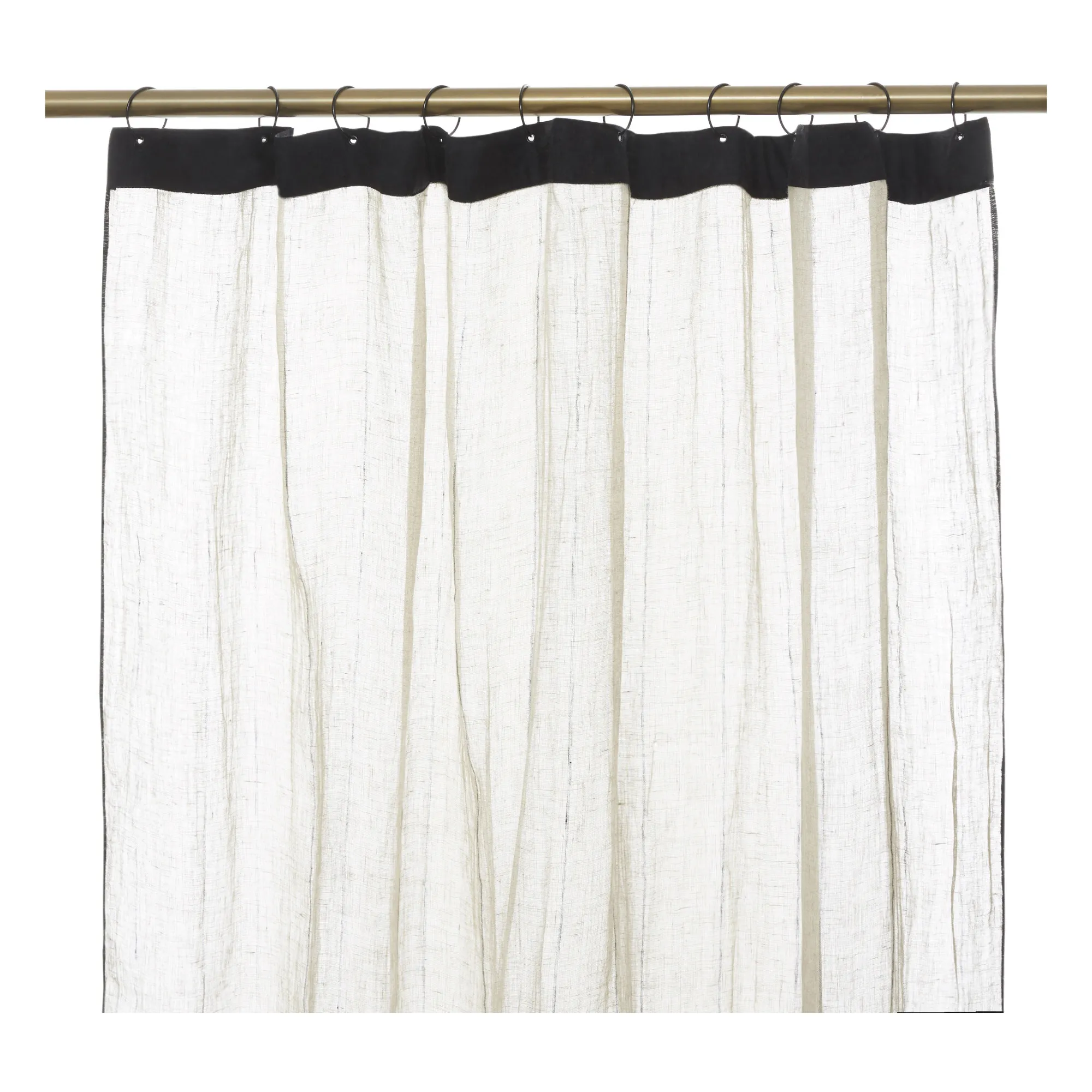 Haomy Natural Calvi Linen Curtains