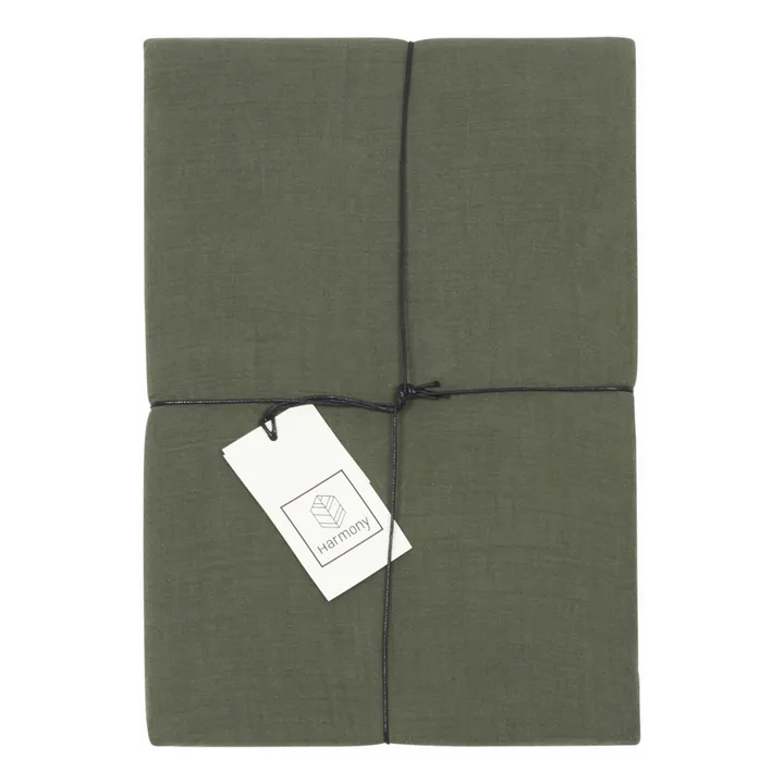 Bettbezug aus Baumwoll-Voile Dili | Khaki- Produktbild Nr. 0