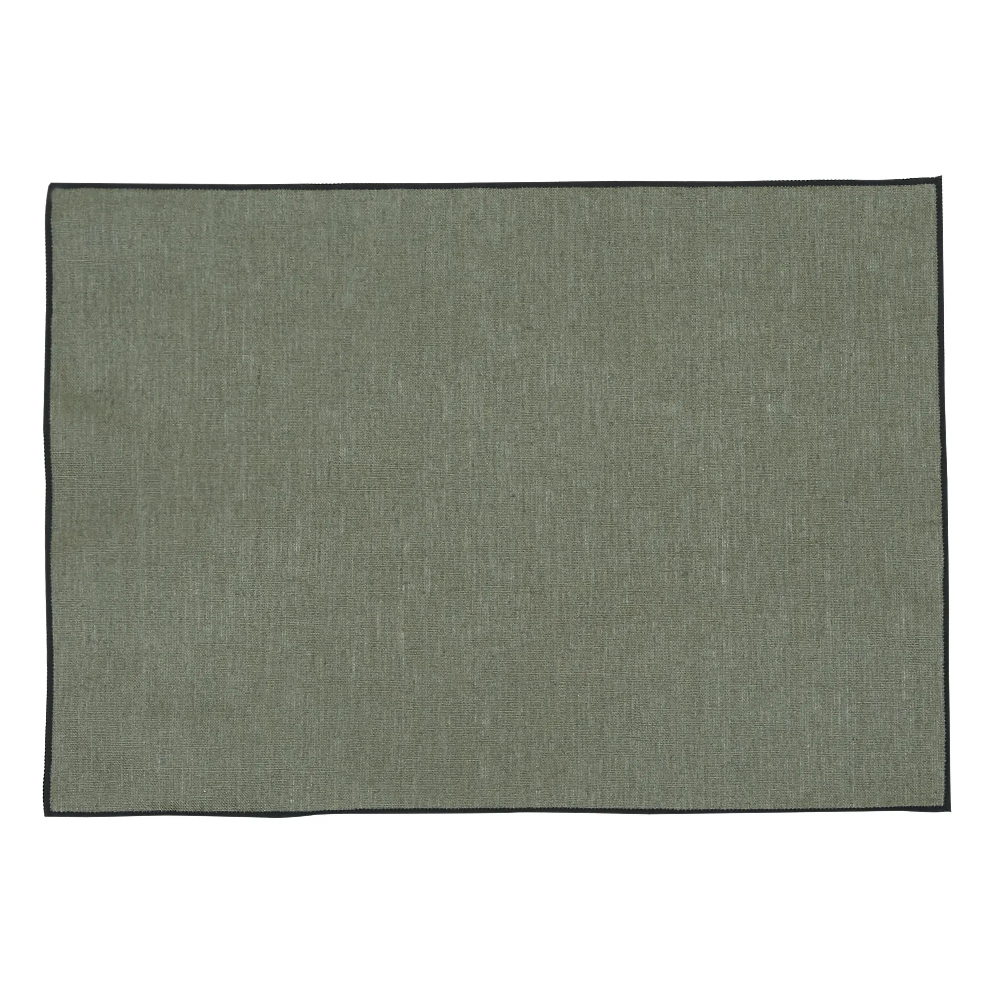 Haomy Khaki Borgo Coated Linen Placement