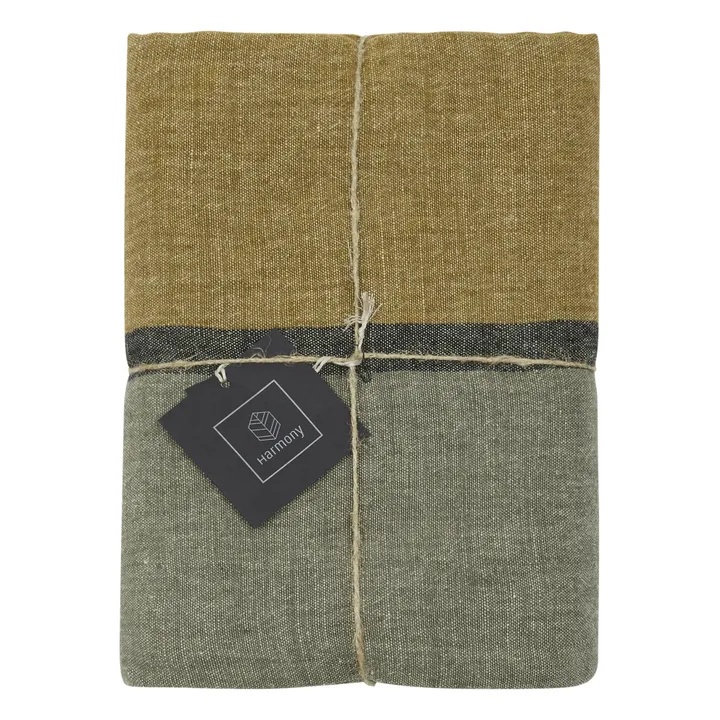 Rimini Washed Linen Tablecloth | Khaki- Product image n°0