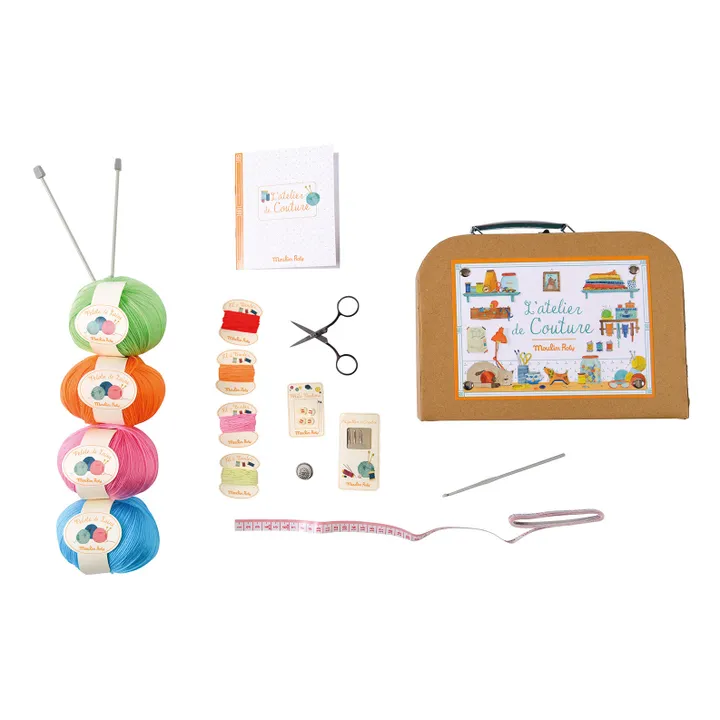 Valise couture - Set de 21 accessoires | Bleu- Image produit n°2
