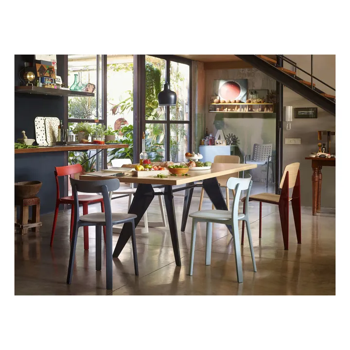 Chaise All plastic - Jasper Morrisson | Gris graphite- Image produit n°5