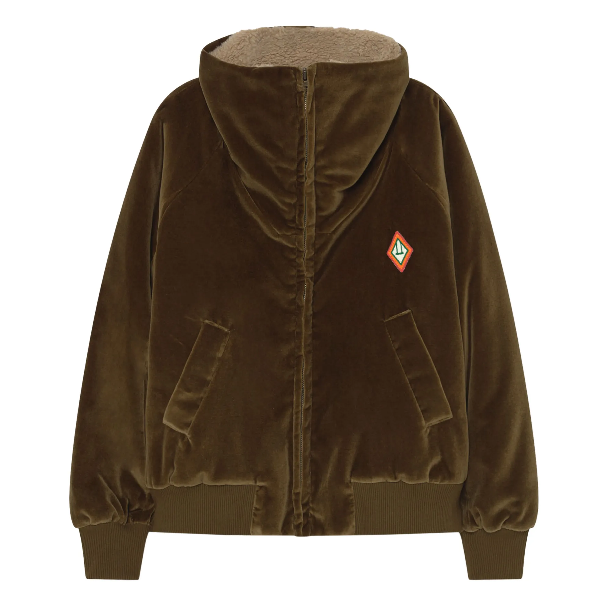 The Animals Observatory Khaki Tiger Velour Jacket
