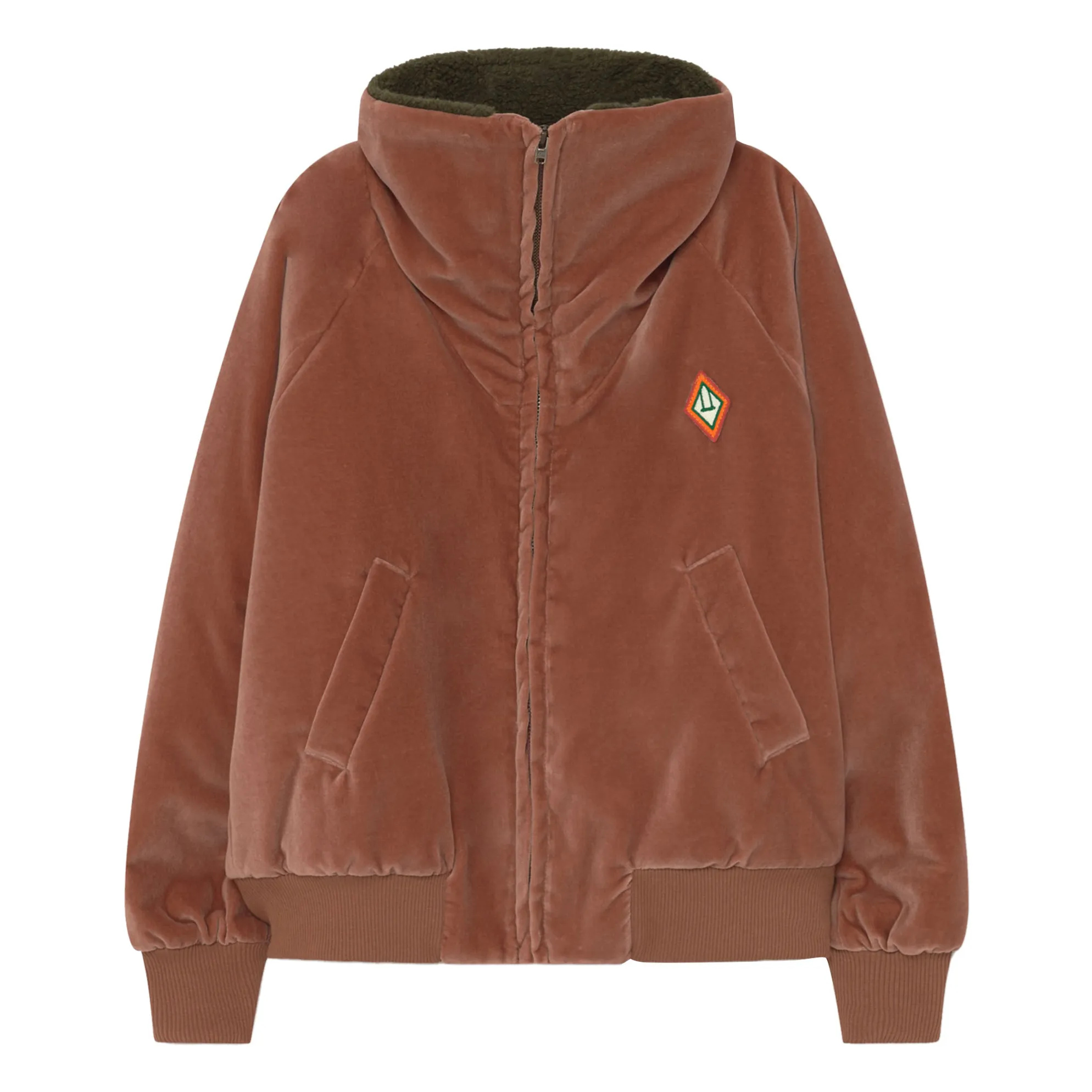 The Animals Observatory Dusty Pink Tiger Velour Jacket
