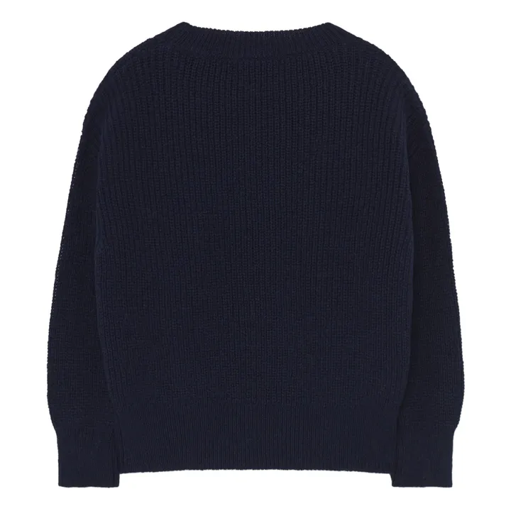 Pullover TAO Bull aus Wolle | Nachtblau- Produktbild Nr. 2