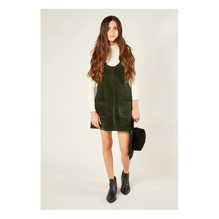 Kleid Latzhose -Damenkollektion | Grün- Produktbild Nr. 0