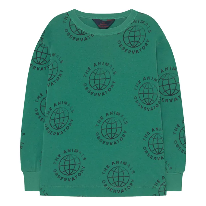 T-Shirt Dog Globe | Grün- Produktbild Nr. 2