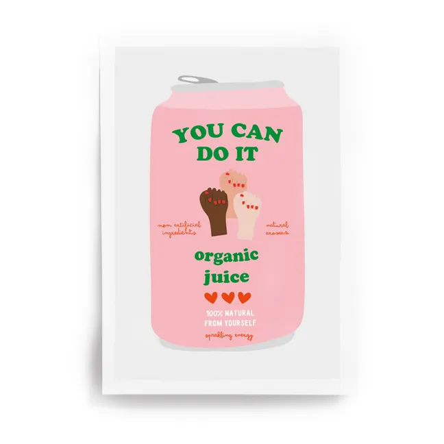 You Can A5 Poster | Pink