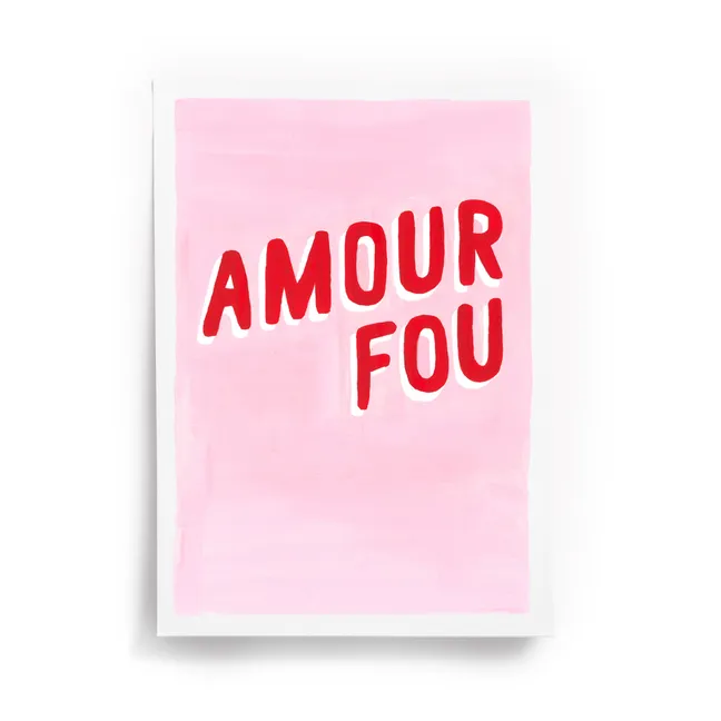 Affiche Amour Fou  | Rose