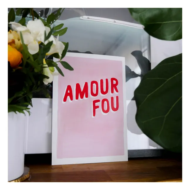 Affiche Amour Fou  | Rose