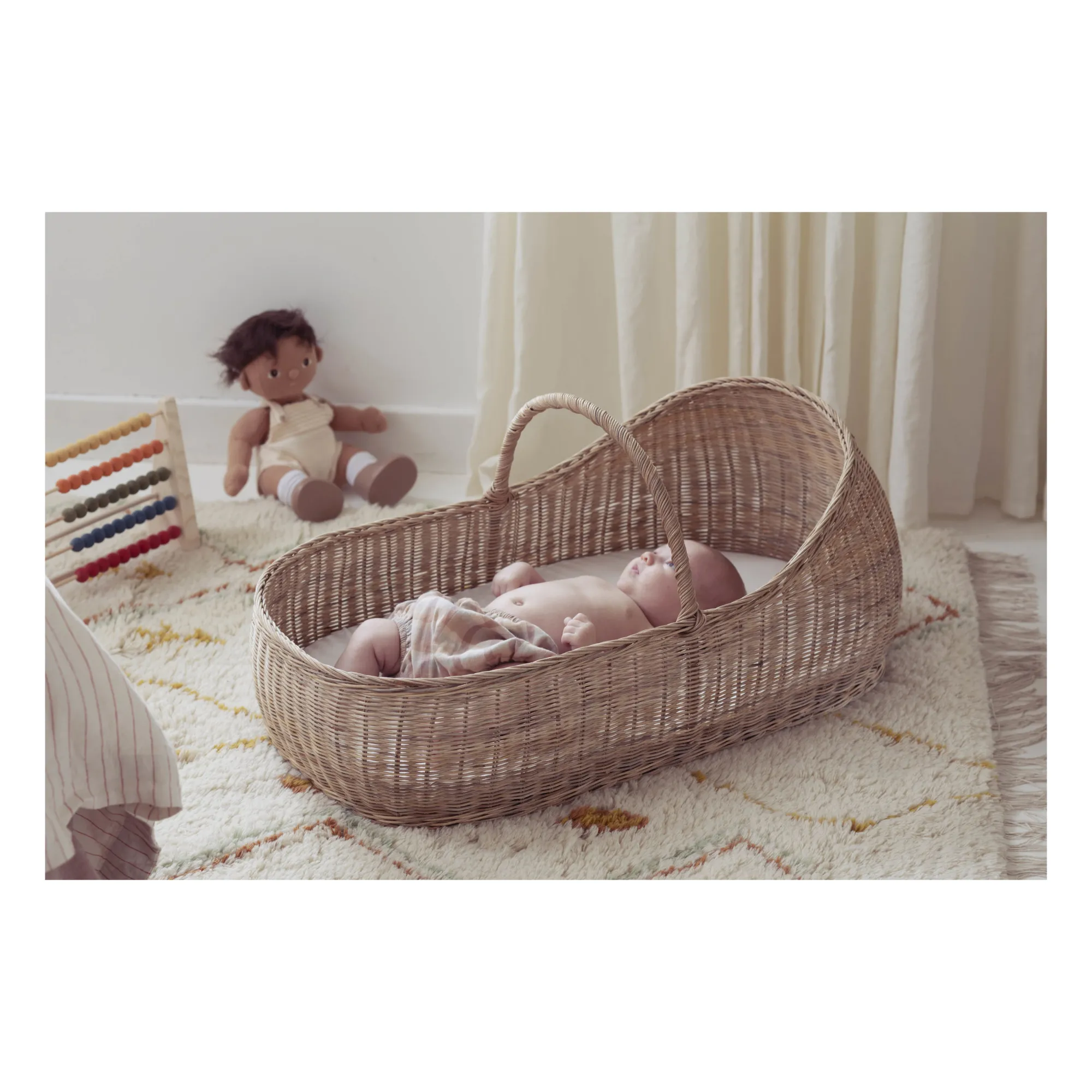 Olli Ella 小柄 オリエラ MOSES BASKET ベビーバシネット｜ベッド