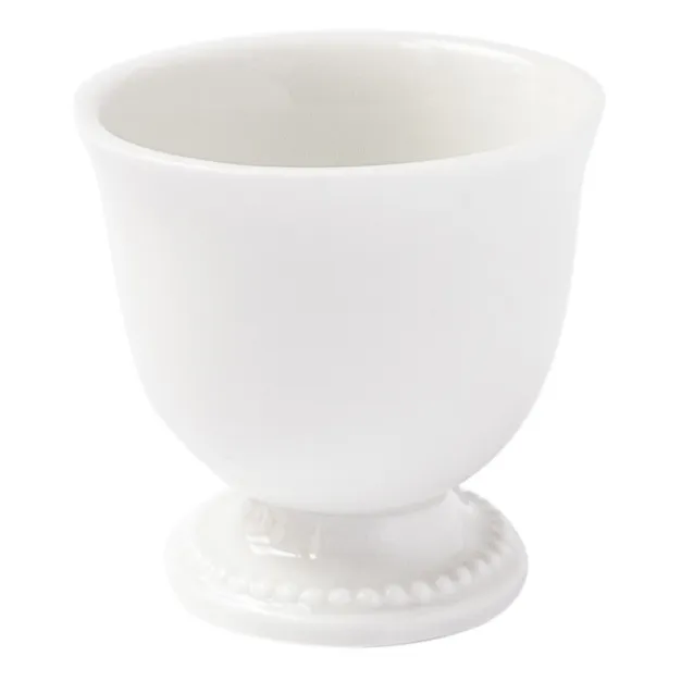 Louis XVI Porcelain Egg Cup | White