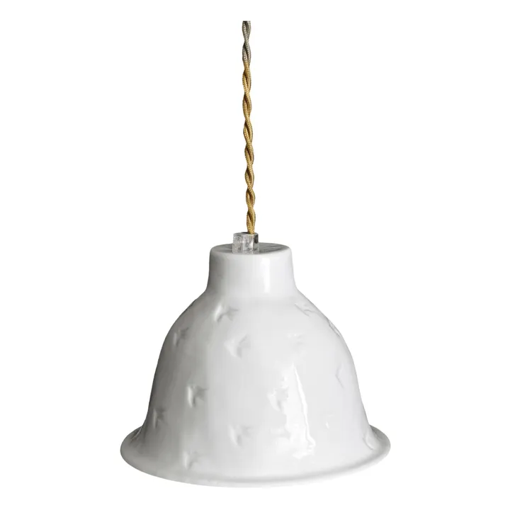 Lámpara de techo Liberté de pocelana esmaltada | Blanco- Imagen del producto n°0