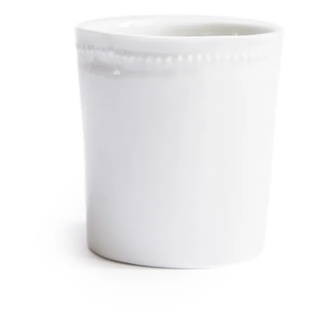 Taza de café de pocelana | Blanco