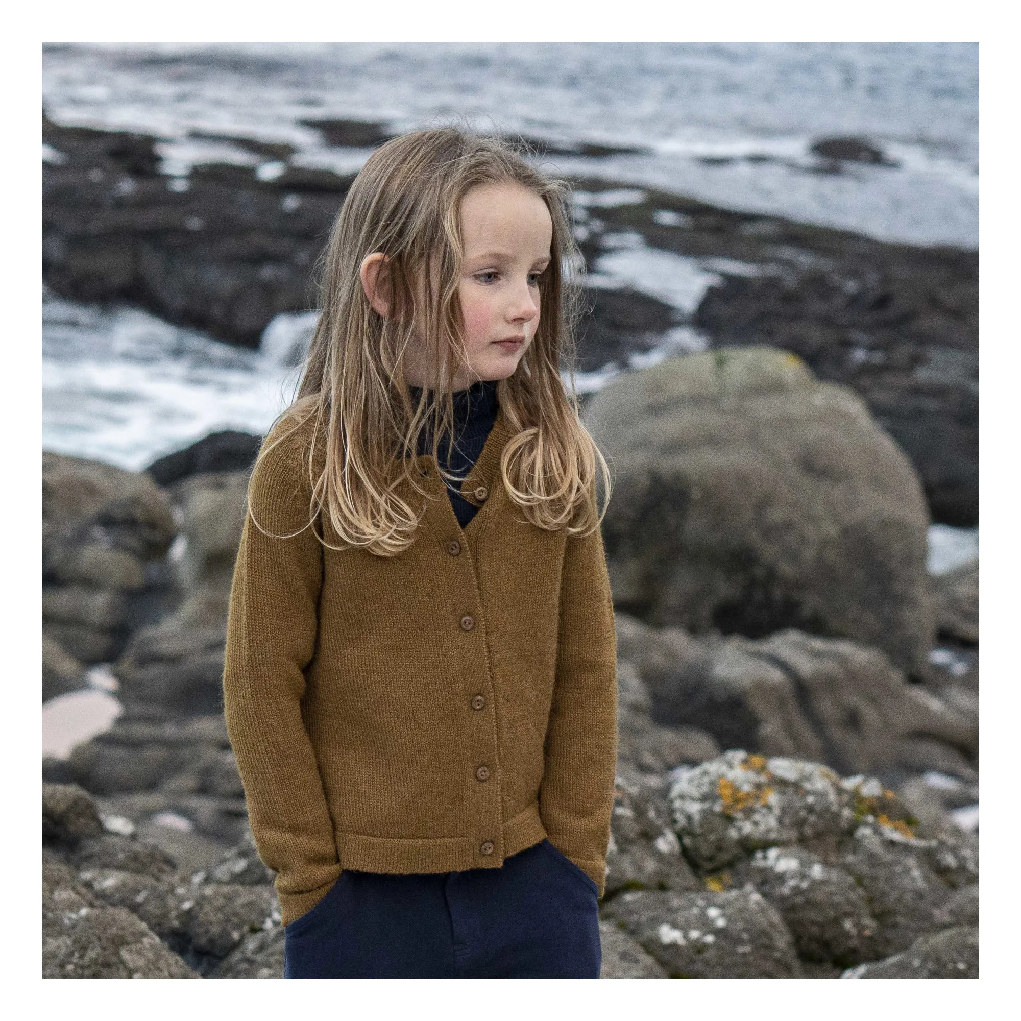 Kobenhavn Alpaca Wool Cardigan | Brown- Product image n°1