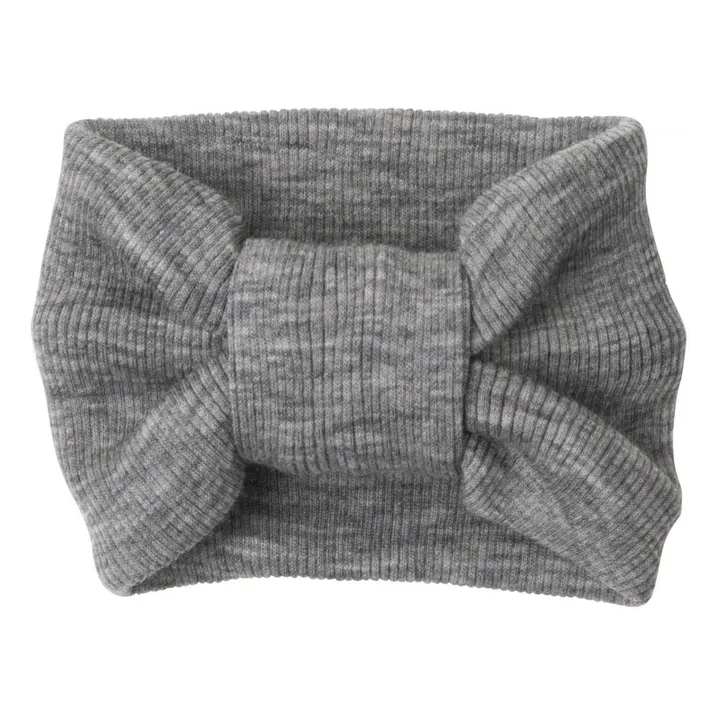 Alba Merino Wool Headband | Grey- Product image n°0