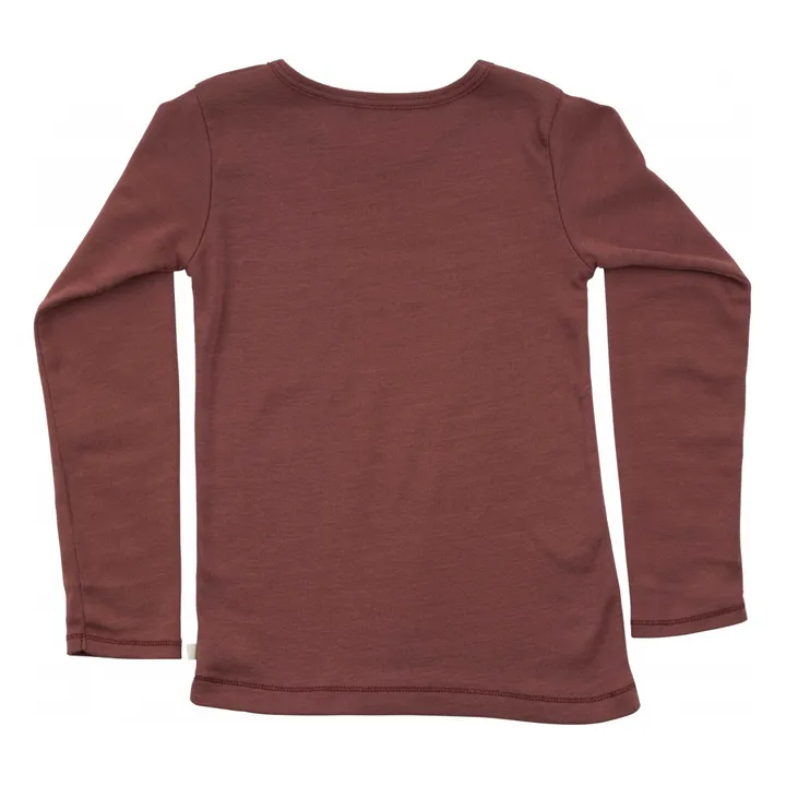 T-shirts Nimbus Coton Bio | Rouge brique- Image produit n°2