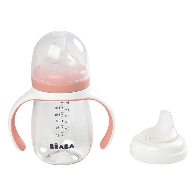 Biberón de aprendijaze 2 en 1- 240 ml | Rosa Viejo