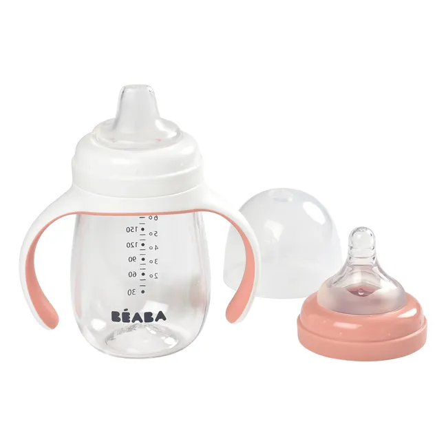 Biberón de aprendijaze 2 en 1- 240 ml | Rosa Viejo