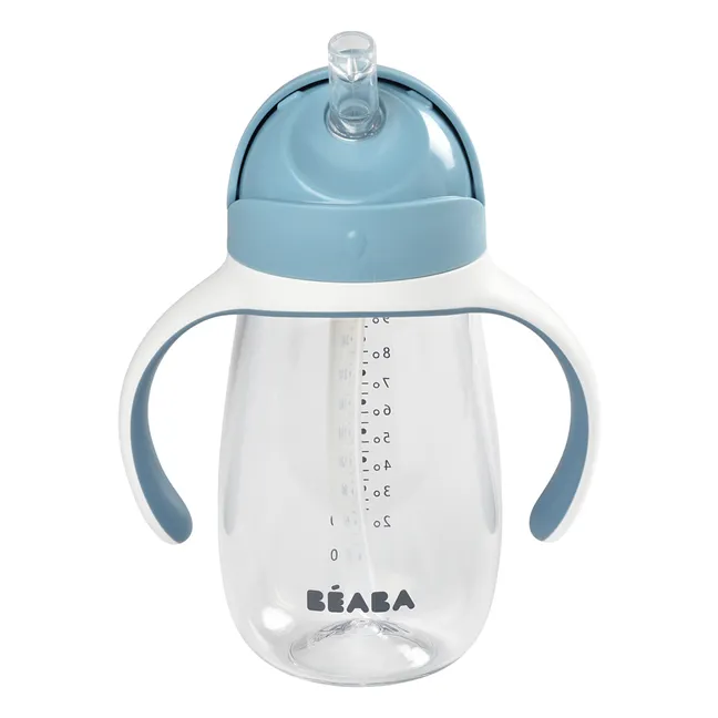 Tazza con cannuccia - 300 ml | Blu