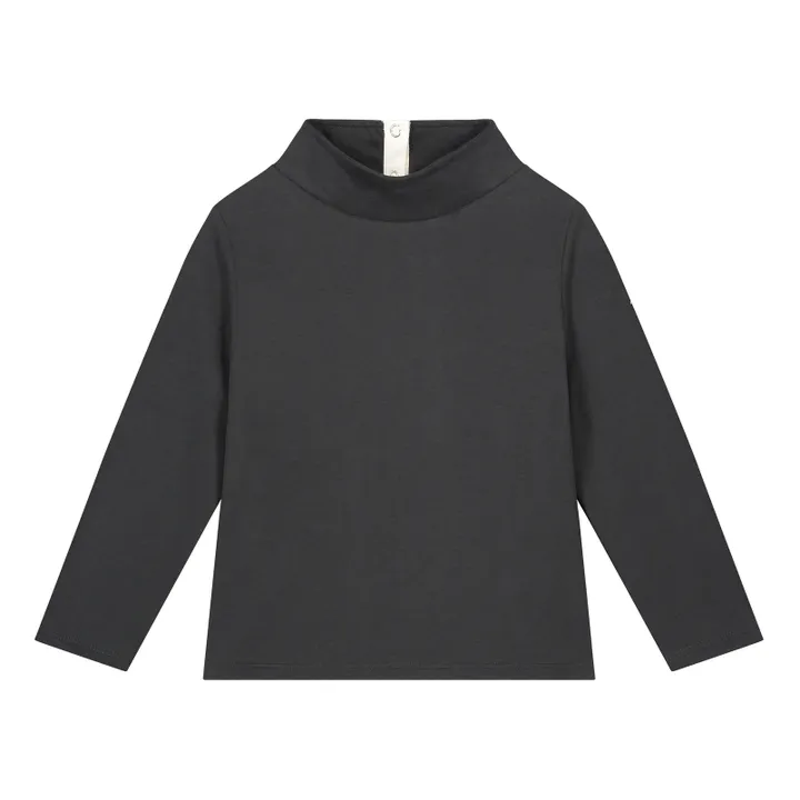 Sweatshirt aus Bio-Baumwolle | Schwarz- Produktbild Nr. 0