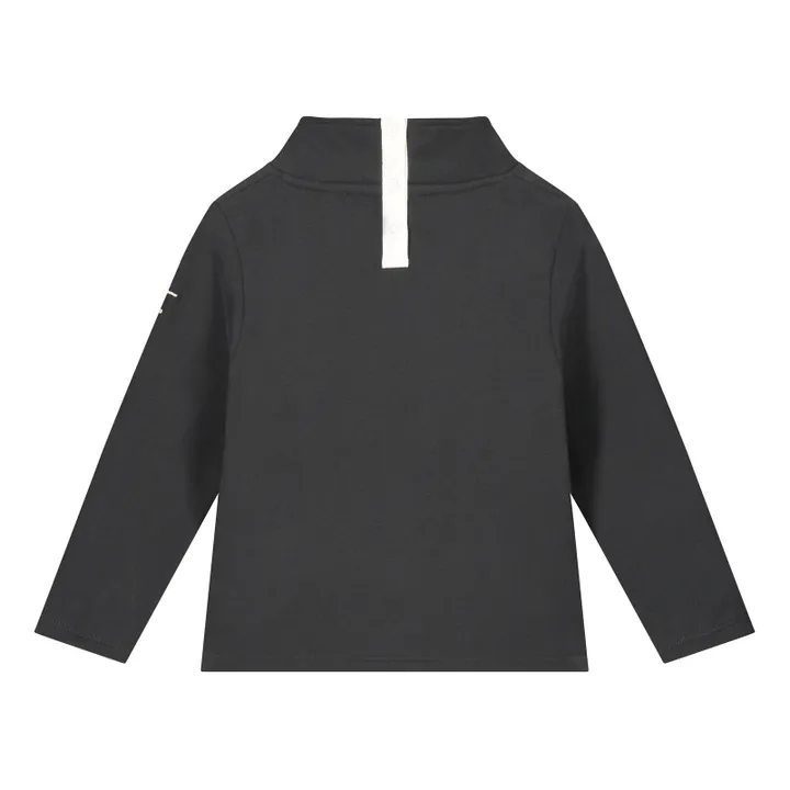 Sweatshirt aus Bio-Baumwolle | Schwarz- Produktbild Nr. 1