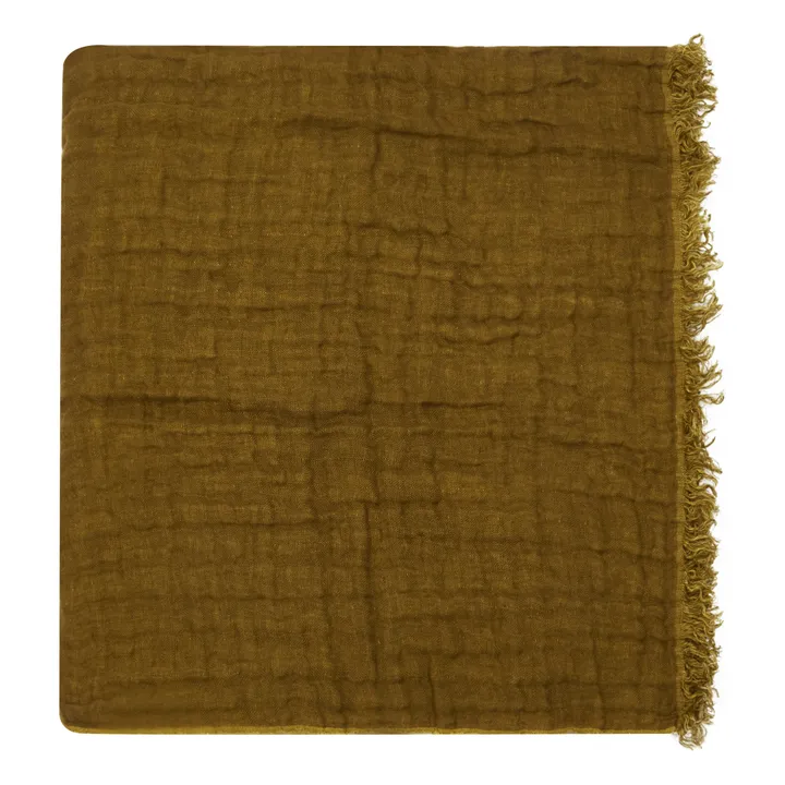 Manta de lino reversible Baya | Bronce- Imagen del producto n°1