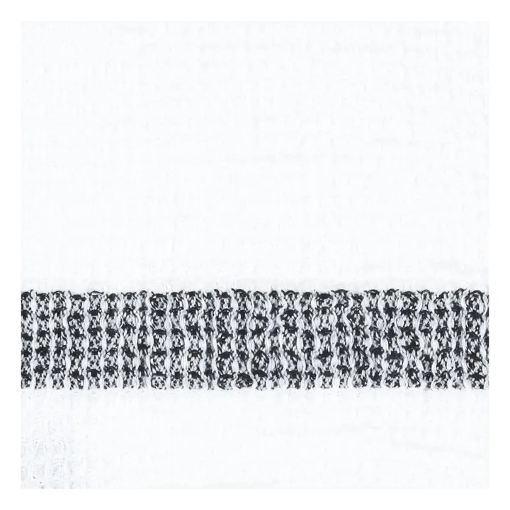 Asciugamano a nido d'ape Timika | Bianco- Immagine del prodotto n°1