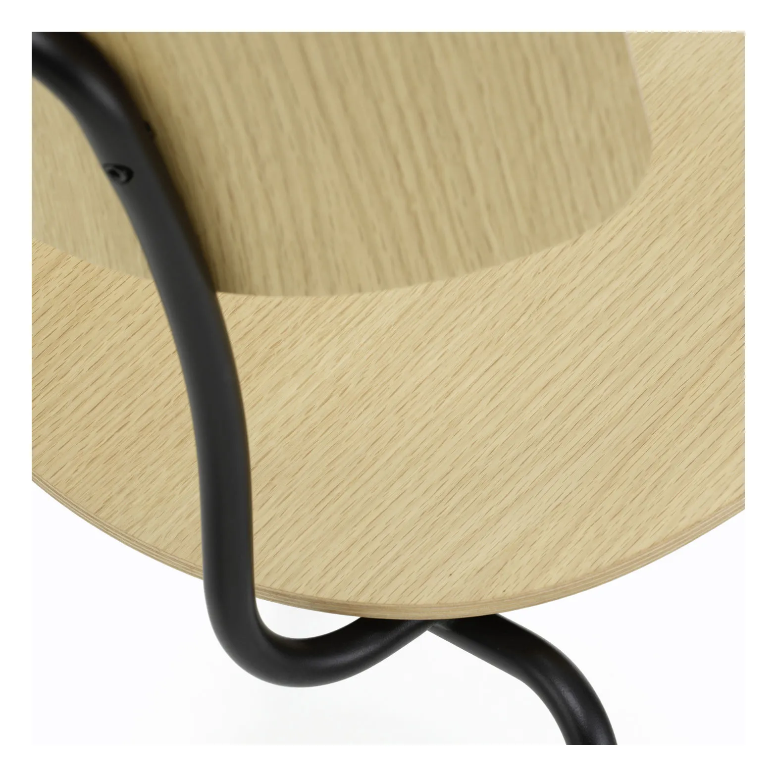 Chaise Moca - piètement noir - Jasper Morrison | Chêne- Image produit n°5