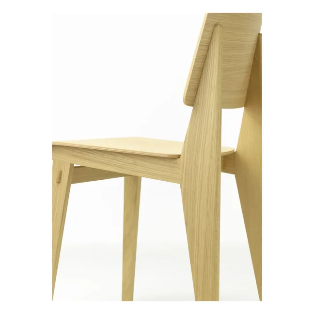 Chaise Tout bois - Jean Prouvé | Chêne