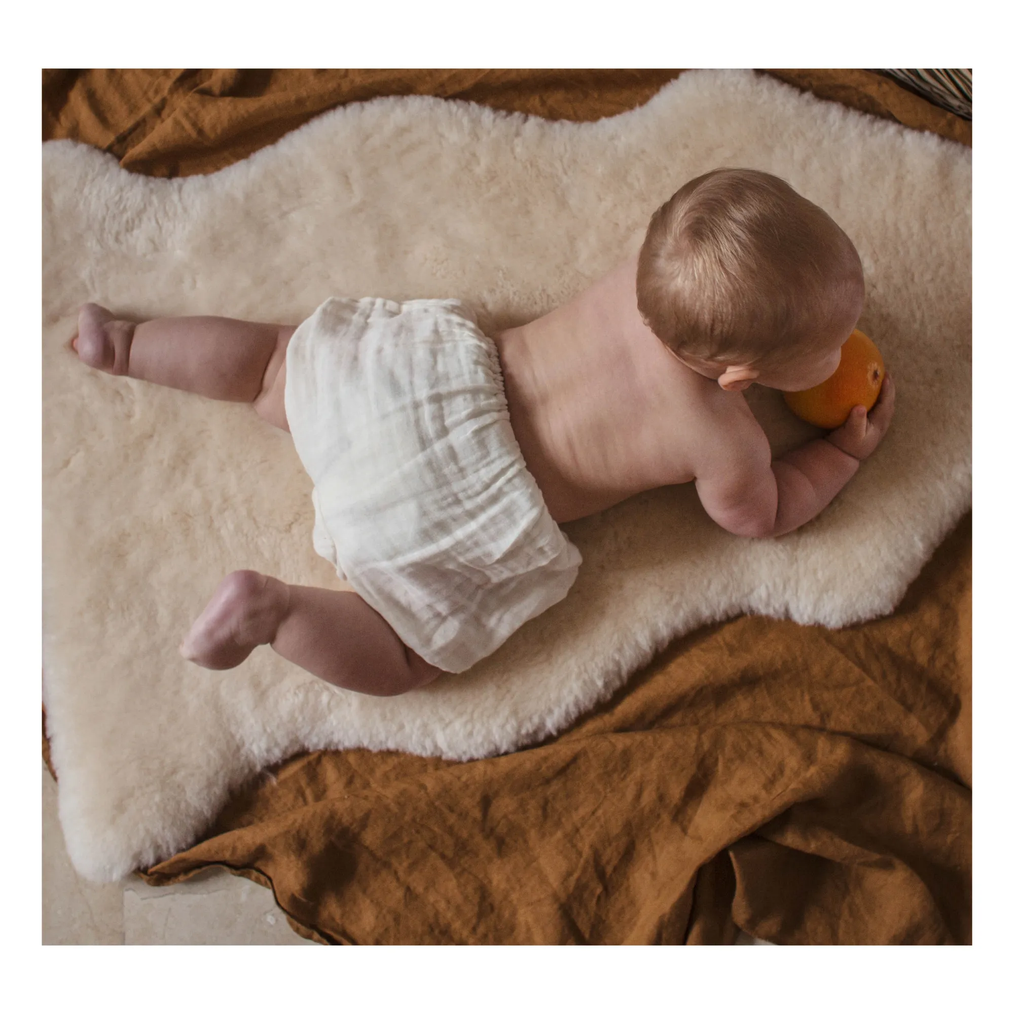 Peau de mouton poil court - 98x62 cm | Milk- Image produit n°1