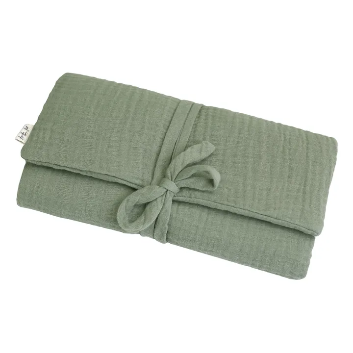 Travel Changing Mat | Sage Green S049- Product image n°0