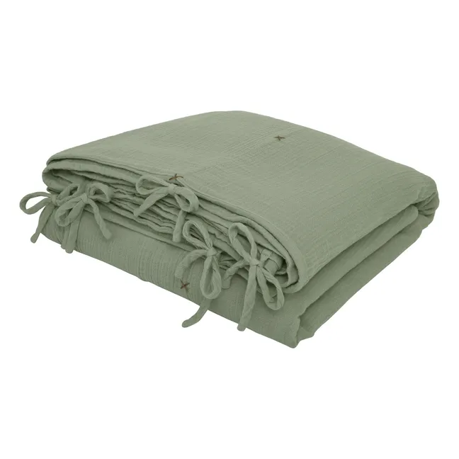 Bettbezug aus Bio-Baumwolle | Sage Green S049